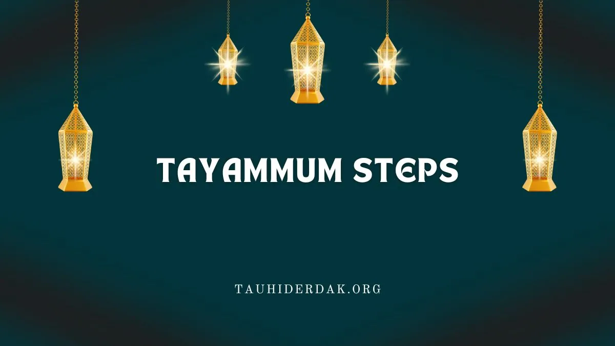 How to do Tayammum? Tayammum steps