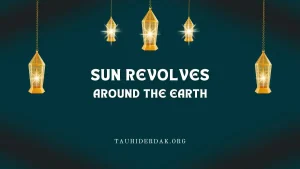 The sun revolves around the earth true or false