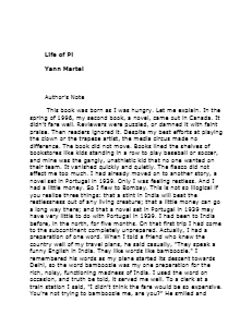 Life of Pi PDF Free Download